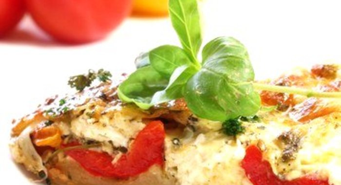 Пицца с фетой по‑гречески