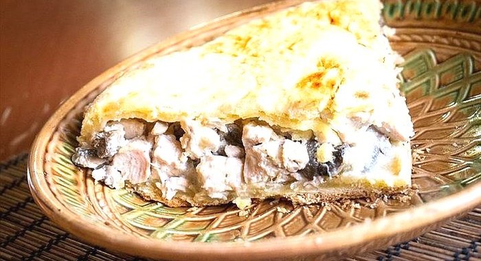 «Голубиный пирог» из курицы