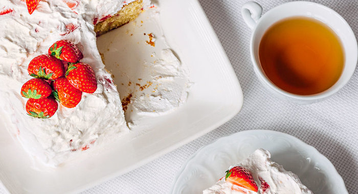 Клубничный торт