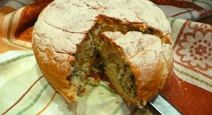 Дрожжевой пирог в мультиварке