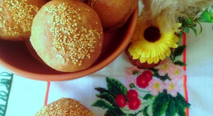 Цельнозерновые булочки
