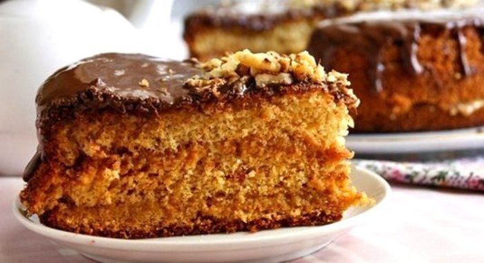 Медовый бисквитный торт