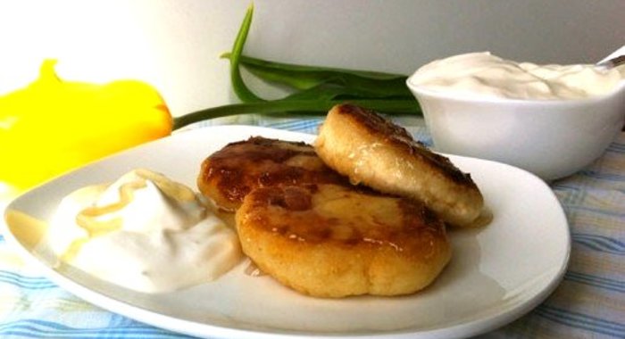 Вегетарианские сырники без яиц