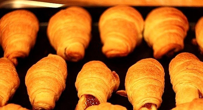 Круассаны со сгущенкой