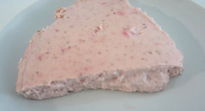 Диетический клубничный почти чизкейк