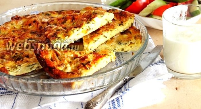 Пирог «Рваный» из лаваша