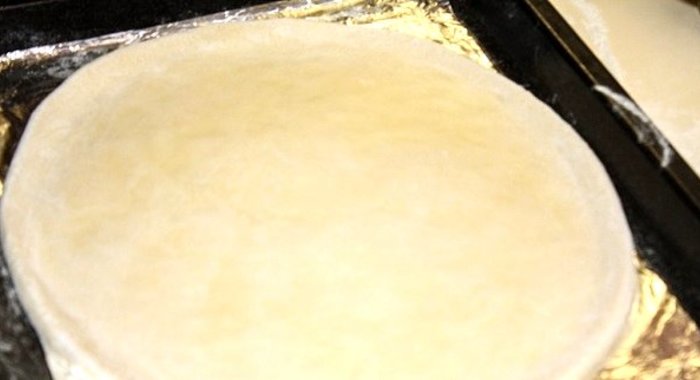 Тонкое бездрожжевое тесто для пиццы