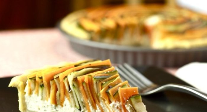 Пирог с морковкой и кабачком