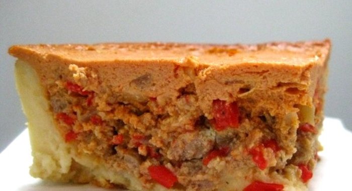 Пирог с мясом в мультиварке