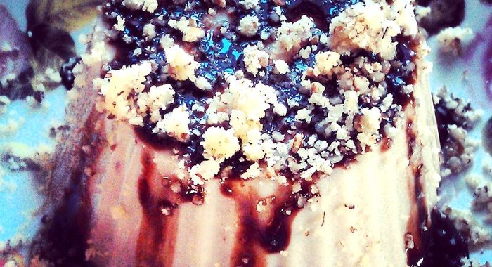 Банановая панна-котта