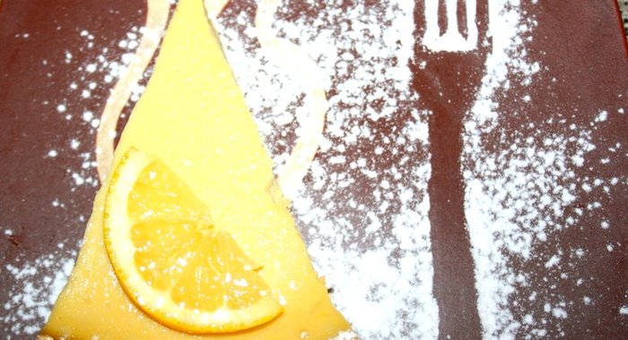 Пирог с апельсиново-лимонной начинкой