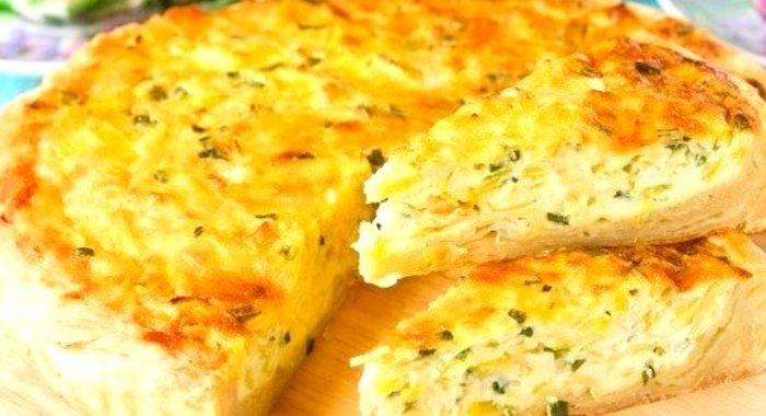 Сырный пирог «Четыре сыра»