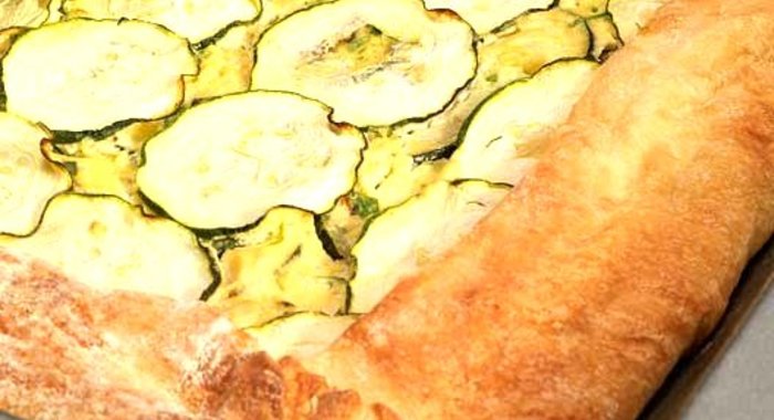 Генуэзский пирог с рикоттой и цукини