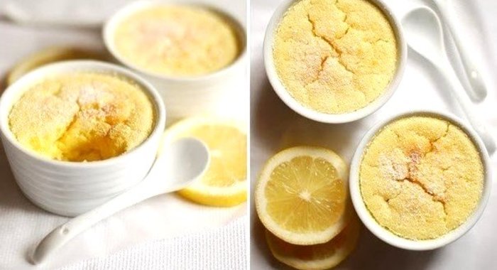 Быстрый лимонный пудинг