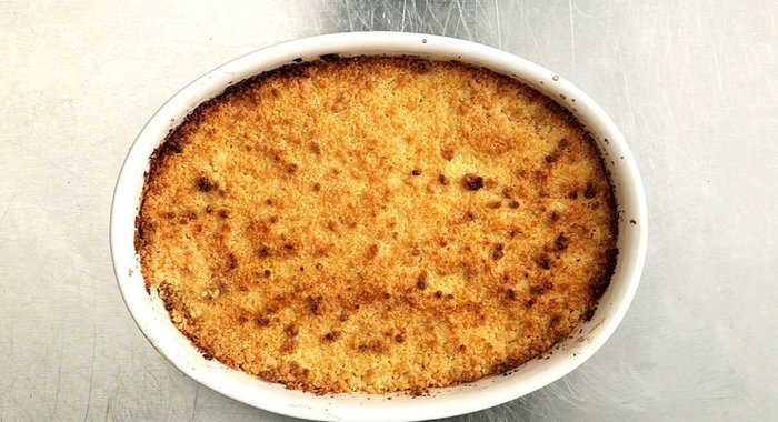 Яблочный крамбл