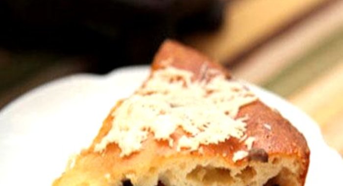 Заливной пирог с грибами