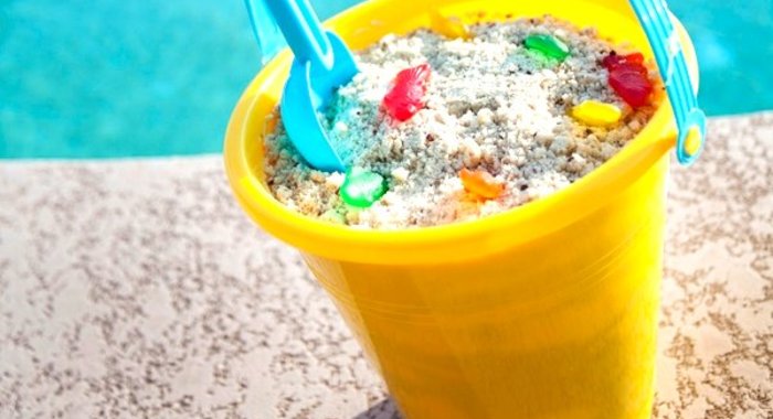 Песочный пирог с апельсиновой начинкой