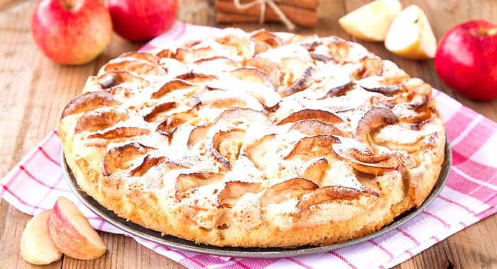 Шведский яблочный пирог (Skånsk Äppelkaka)