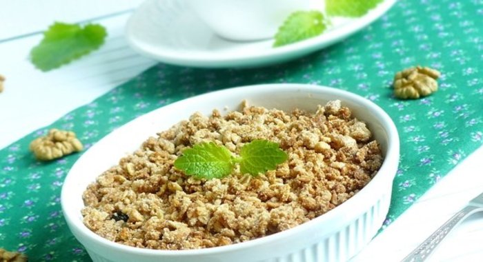 Черничный крамбл