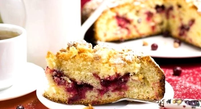 Пирог с клюквой