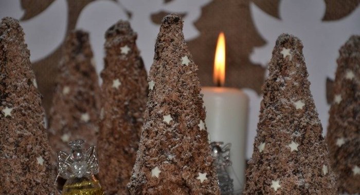 Мини-чизкейки «Елочки»