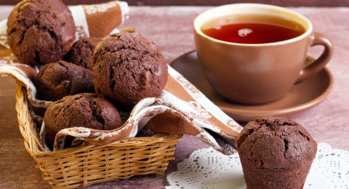 Домашние шоколадные маффины