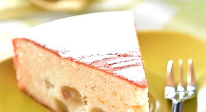 Немецкий творожный пирог с изюмом