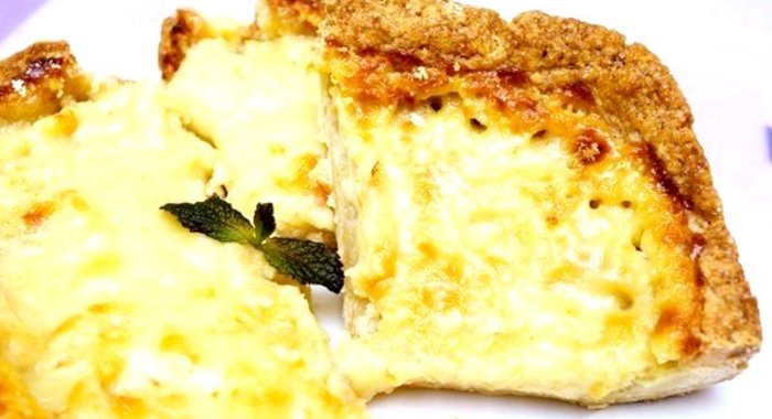 Лаймовый пирог из песочного теста