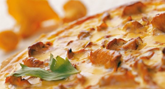 Пирог с грибами