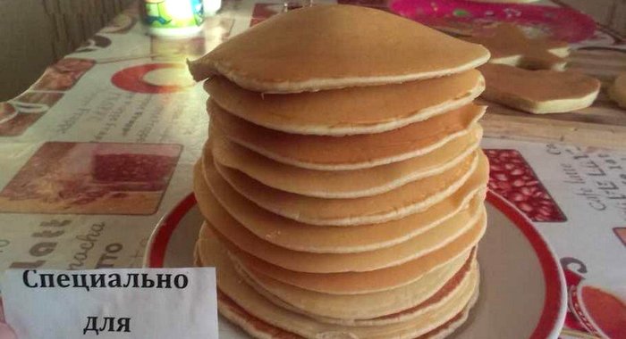 Ванильные панкейки