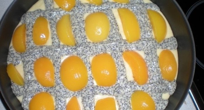 Пирог персиковый