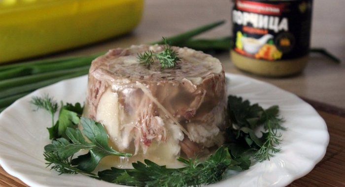 Холодец из свинины и индейки