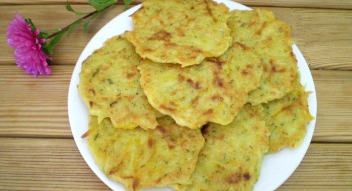 Драники из тыквы