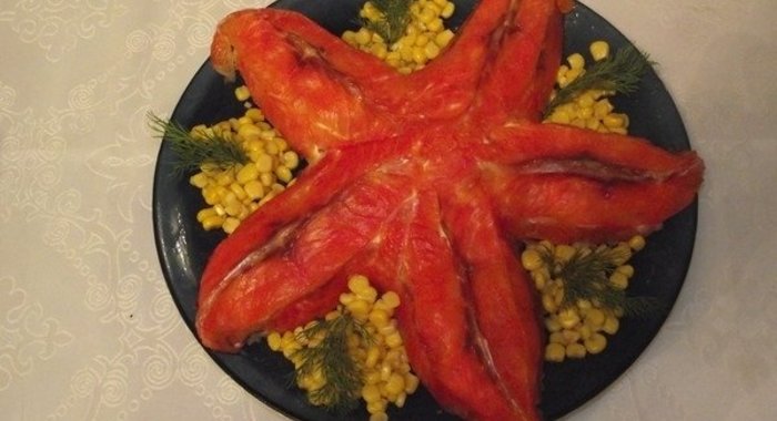 Салат «Морская звезда»