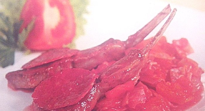 Котлеты из барашка по‑наваррски