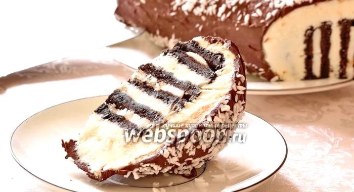 Торт из шоколадного печенья