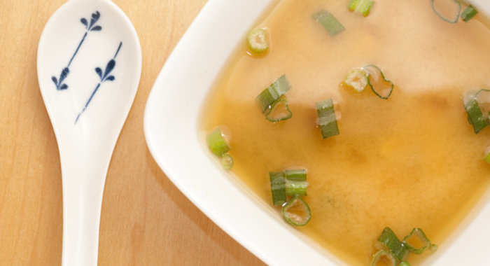 Мисо суп с курицей