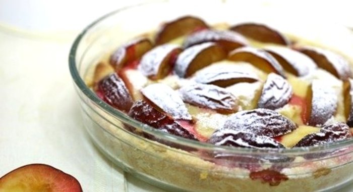 Пирог с заварным кремом