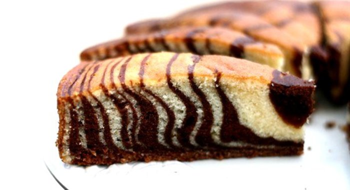 Пирог «Зебра»