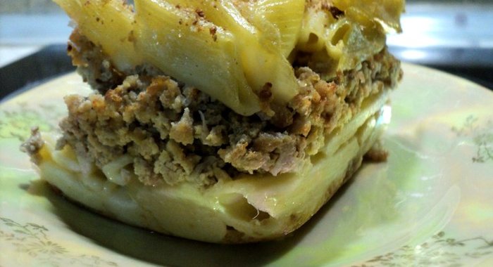 Макаронник с мясом