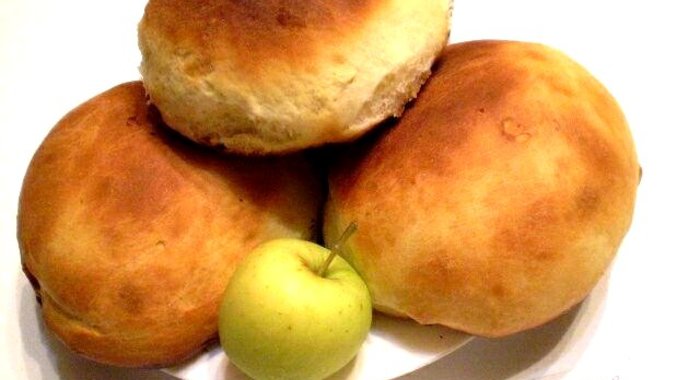Булочки ванильные с яблоками