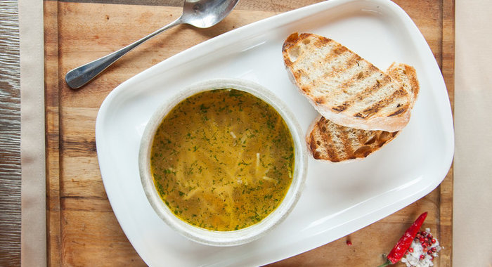 Суп с зеленой гречкой