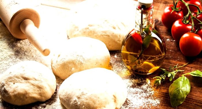 Вегетарианское тесто для пиццы