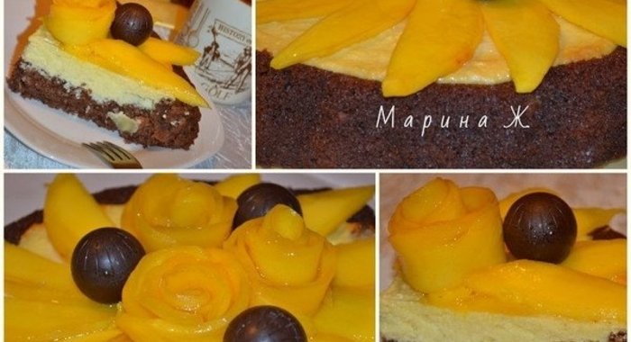 Тарт с творожной начинкой