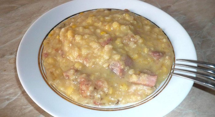 Гороховая каша в мультиварке