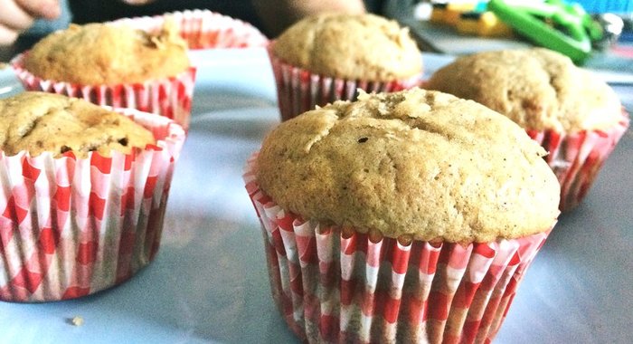 Маффины с бананом и корицей