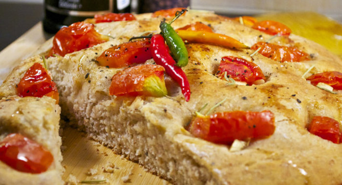 Фокачча с картофелем и розмарином