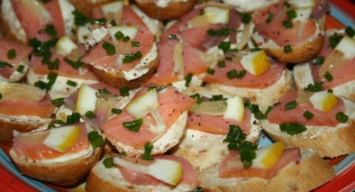 Бутерброды с рыбой Любимые