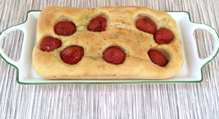 Фокачча с помидорами