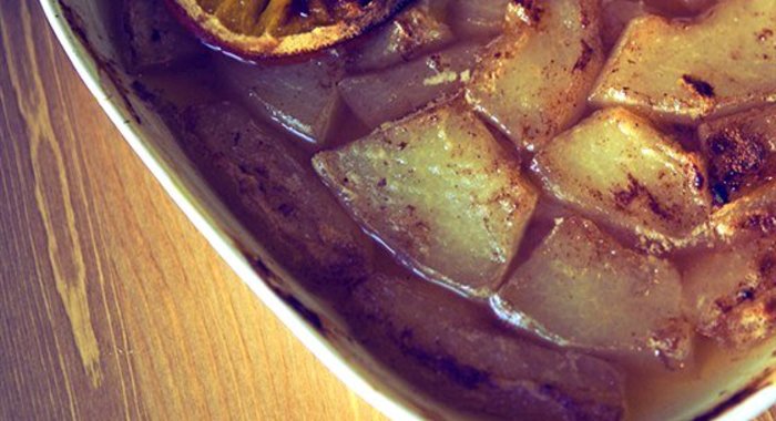 Запеченная дыня